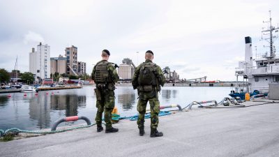 Skyddsvakter på Gotland.